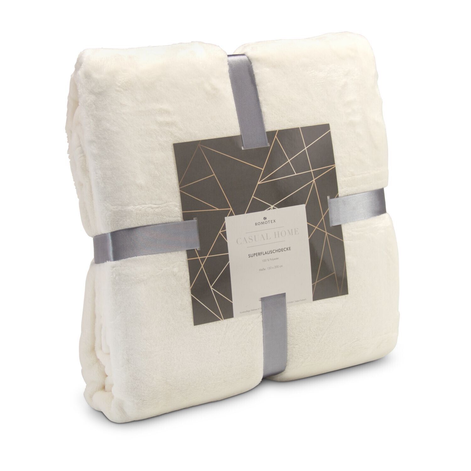 Superflauschdecke - 150x200 cm - 320 g/m² - beige-913