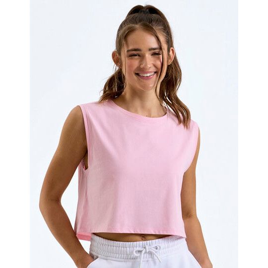 Women´s TriDri® Organic Crop Tank - light pink-836
