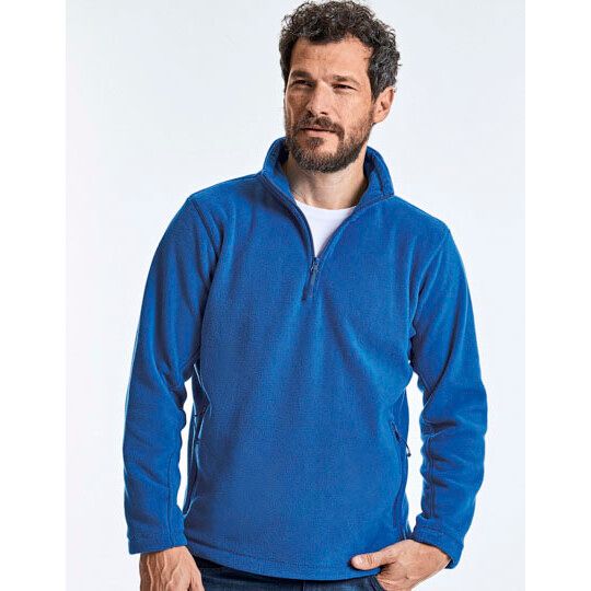 Quarter Zip Outdoor Fleece - french navy-878