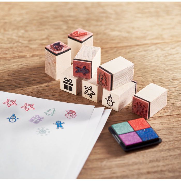 Stempel-Set Weihnachten STAMPIE - beige-119