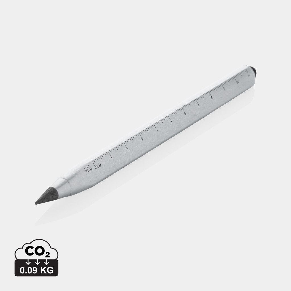 Eon Infinity Multitasking Stift aus RCS recycelt. Aluminium - silber-669
