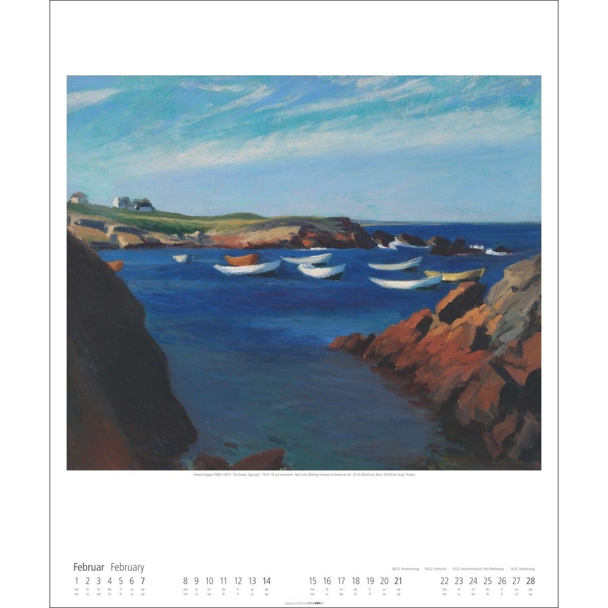 Edward Hopper - Kunst & Kultur Kalender-144