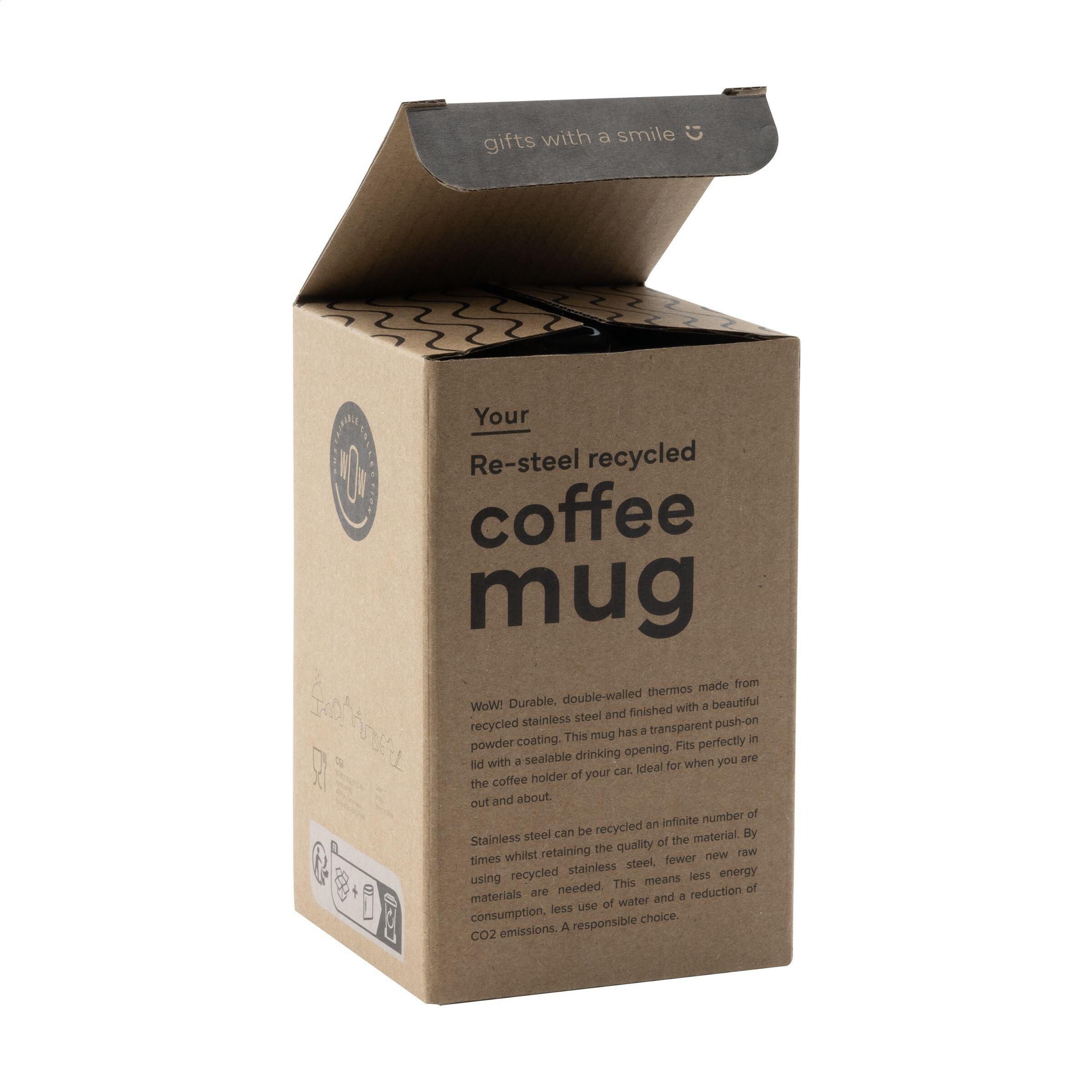 Re-Steel RCS Recycled Coffee Mug 380 ml Thermobecher - beige-988