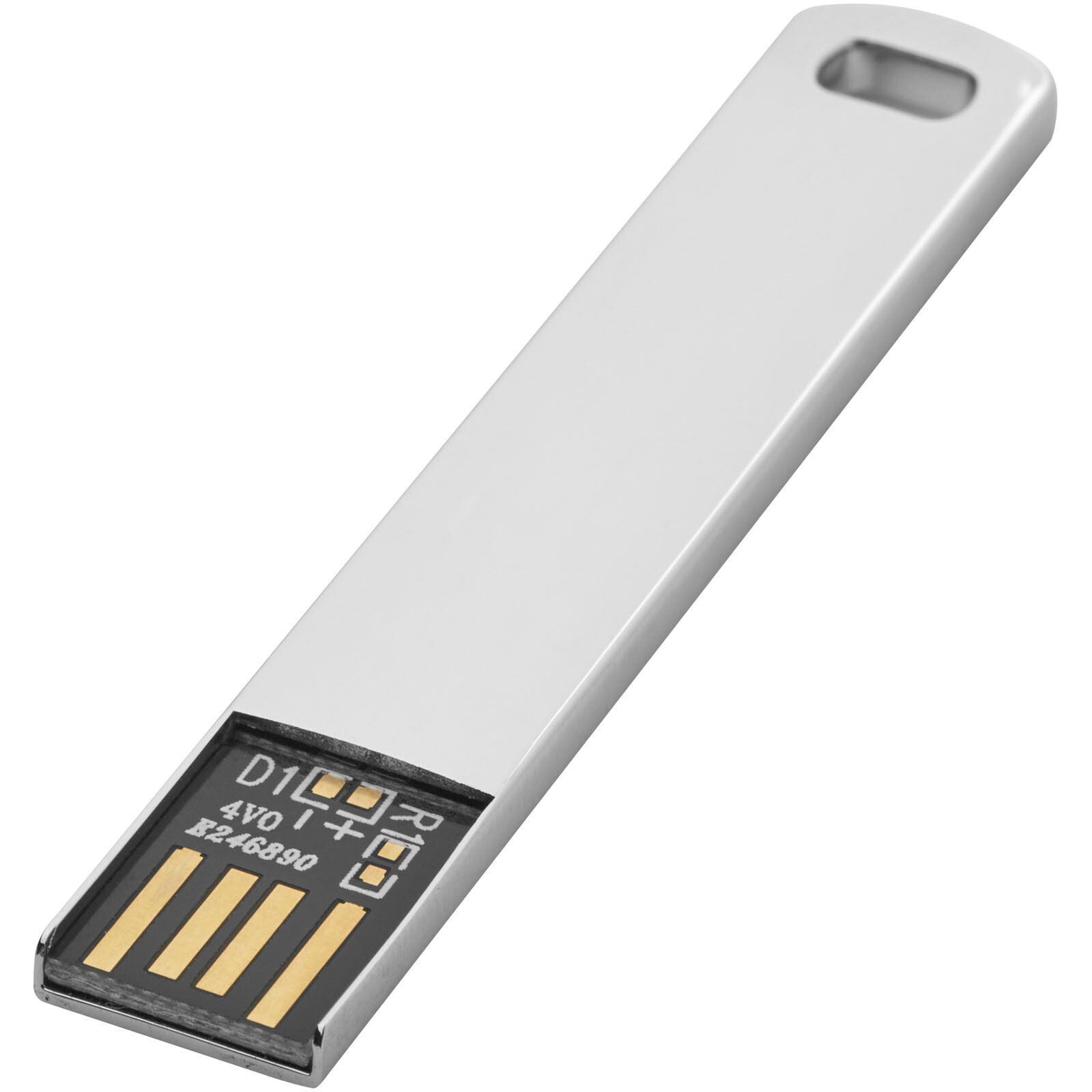 Metall flach USB 2.0 - metal - 2 GB-266