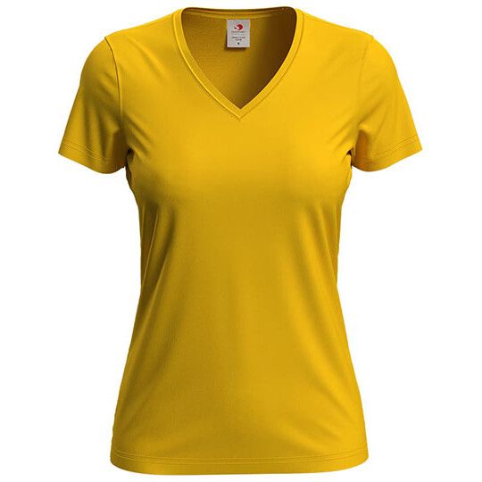 Classic-T V-Neck Women - sunflower yellow-871