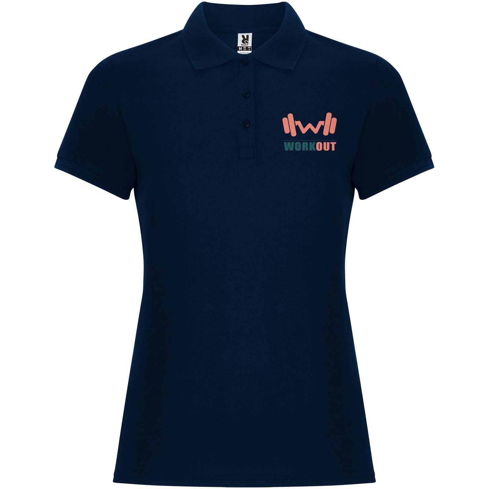 Pegaso Premium Poloshirt für Damen - marineblau - XL-743