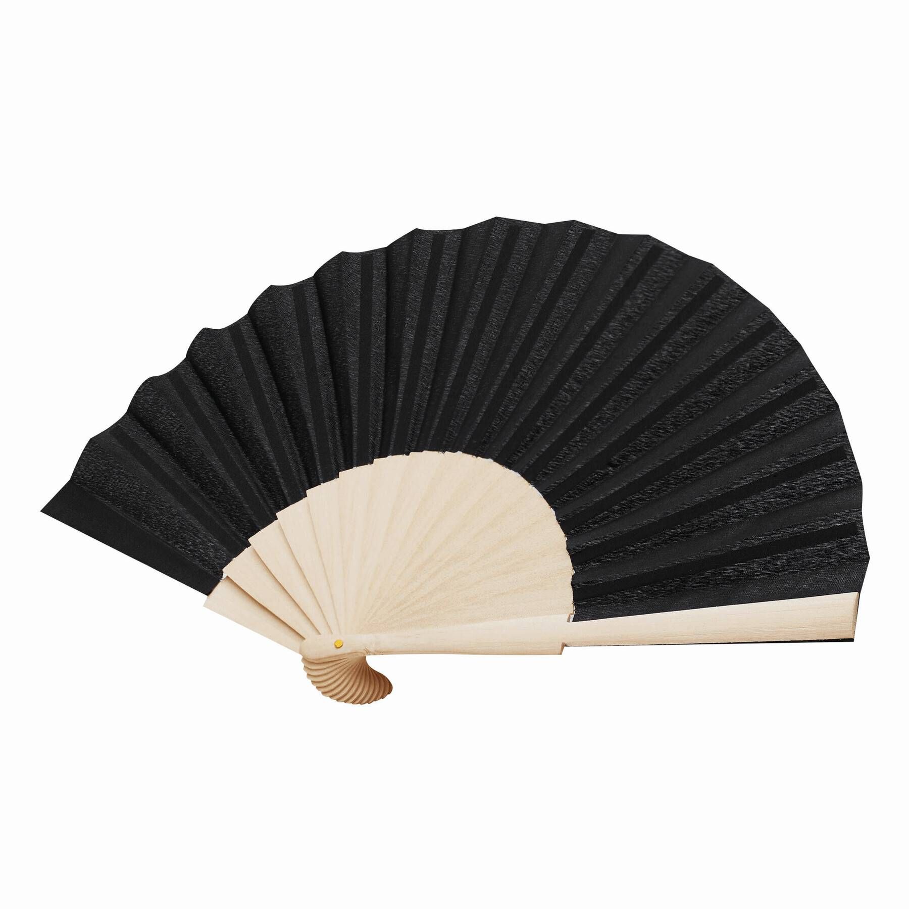 Faltbarer Fächer COOL - schwarz-531