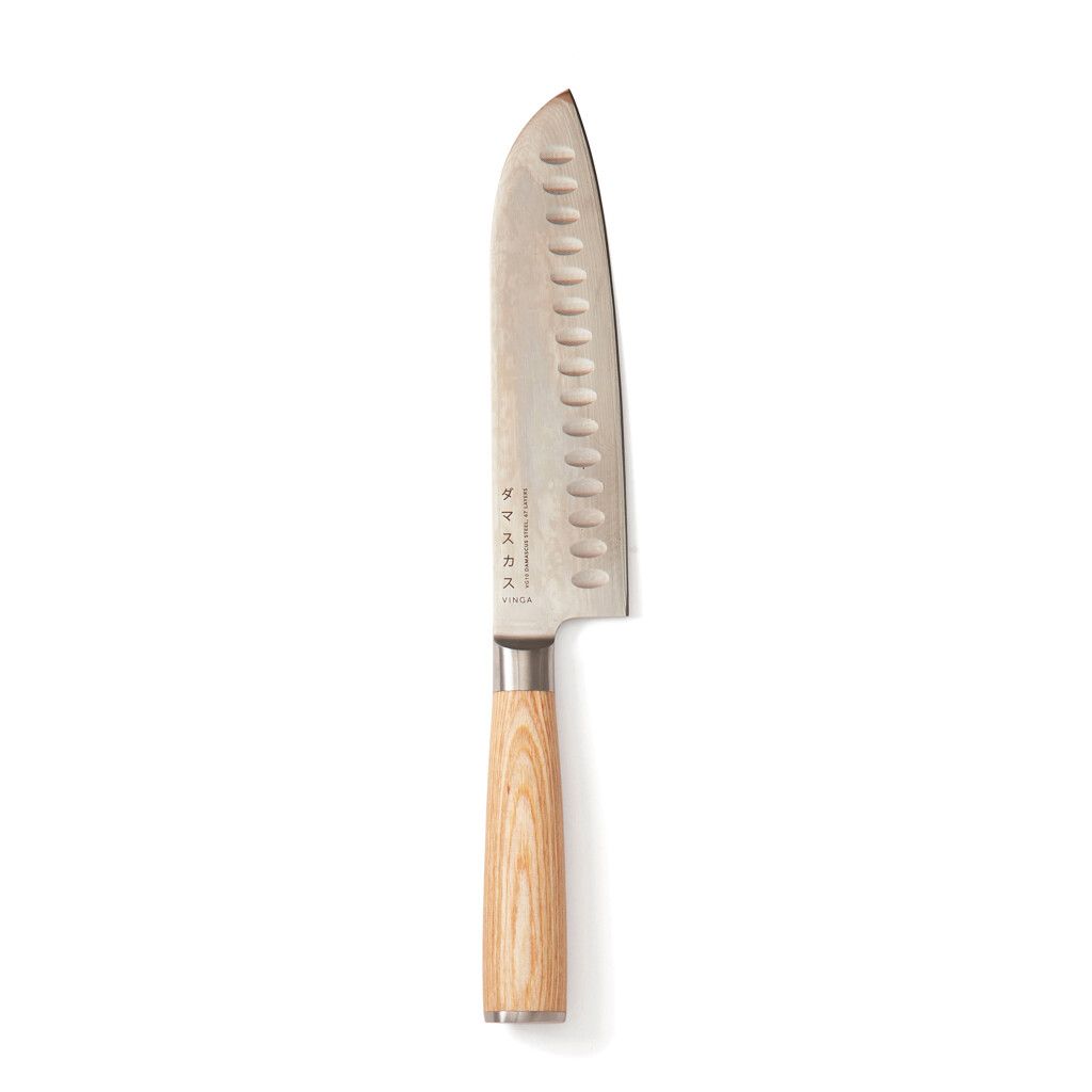 VINGA Hattasan Damascus Santoku Messer - stahl-764
