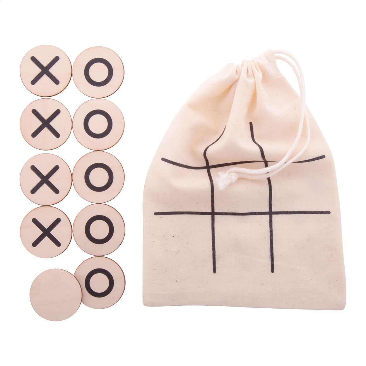 Tic-Tac-Toe-Spiel OXO Creative - natur-801