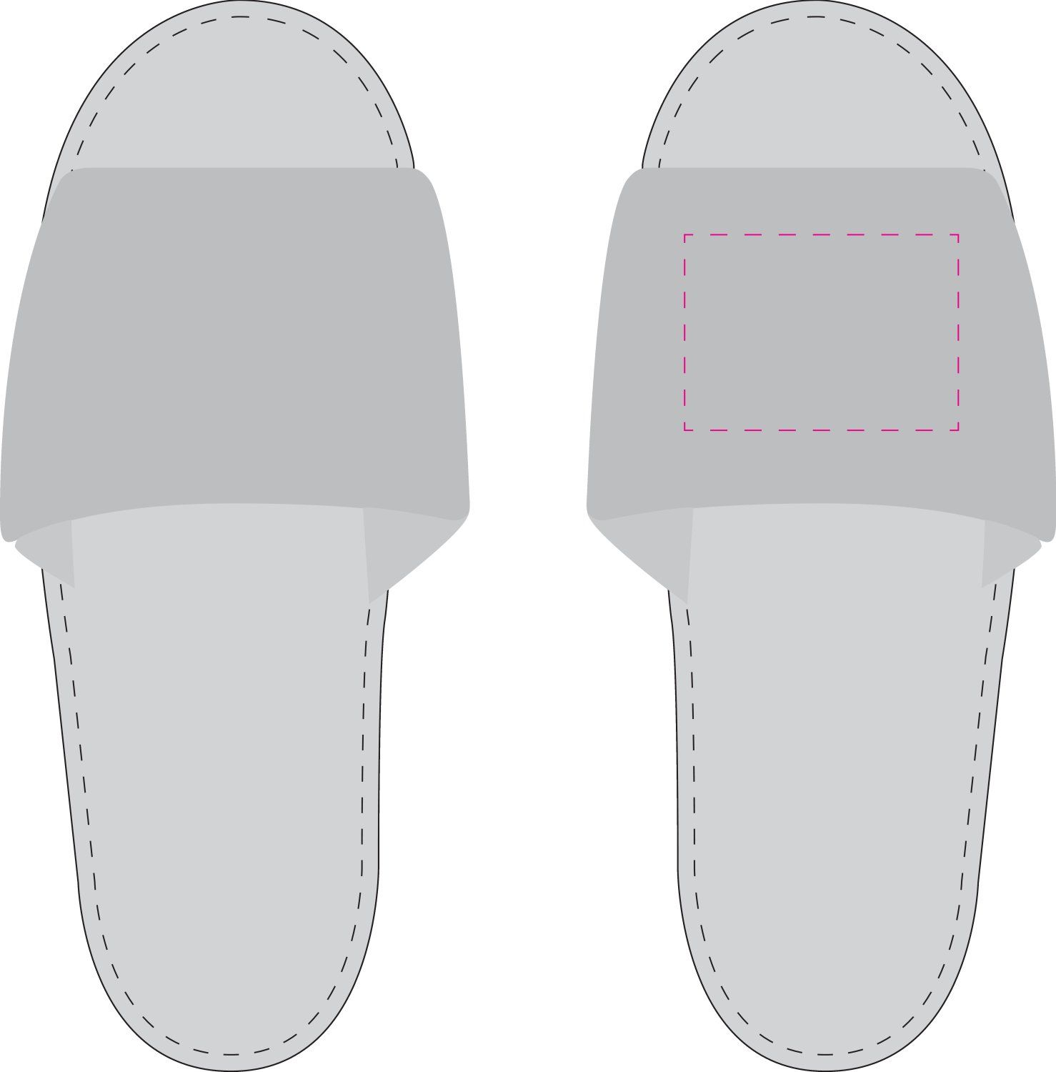 Veredelungsposition rechter Schuh oben