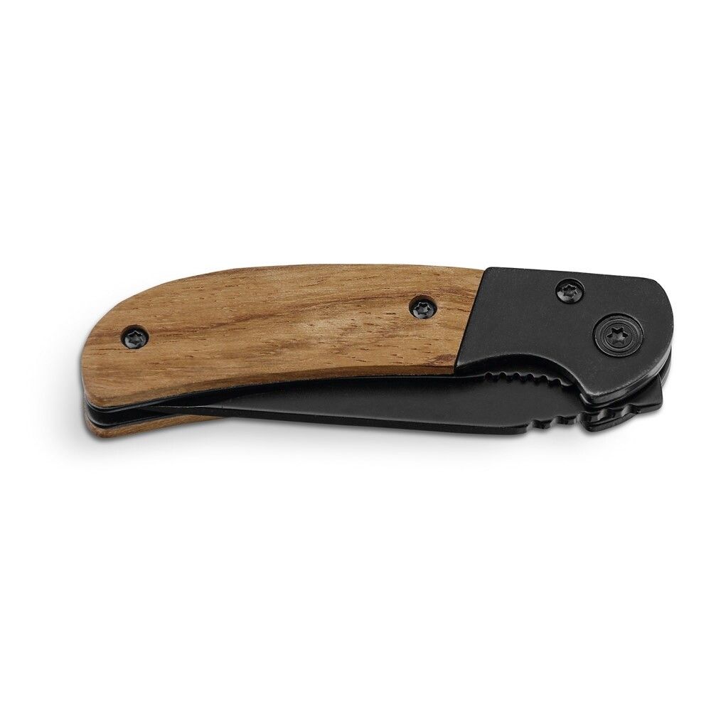 SPLIT Taschenmesser aus Edelstahl und Holz - natur-668