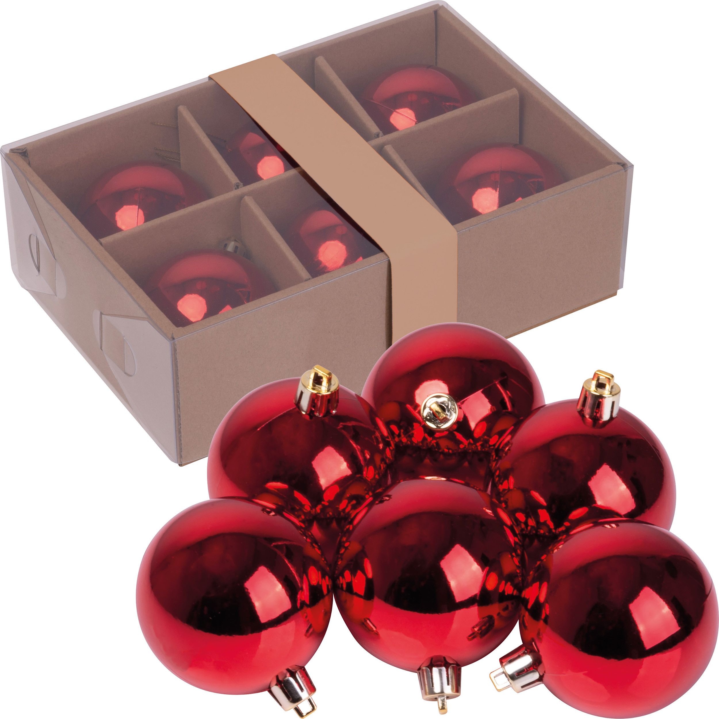 Christbaumkugelset Lillehammer - rot-770
