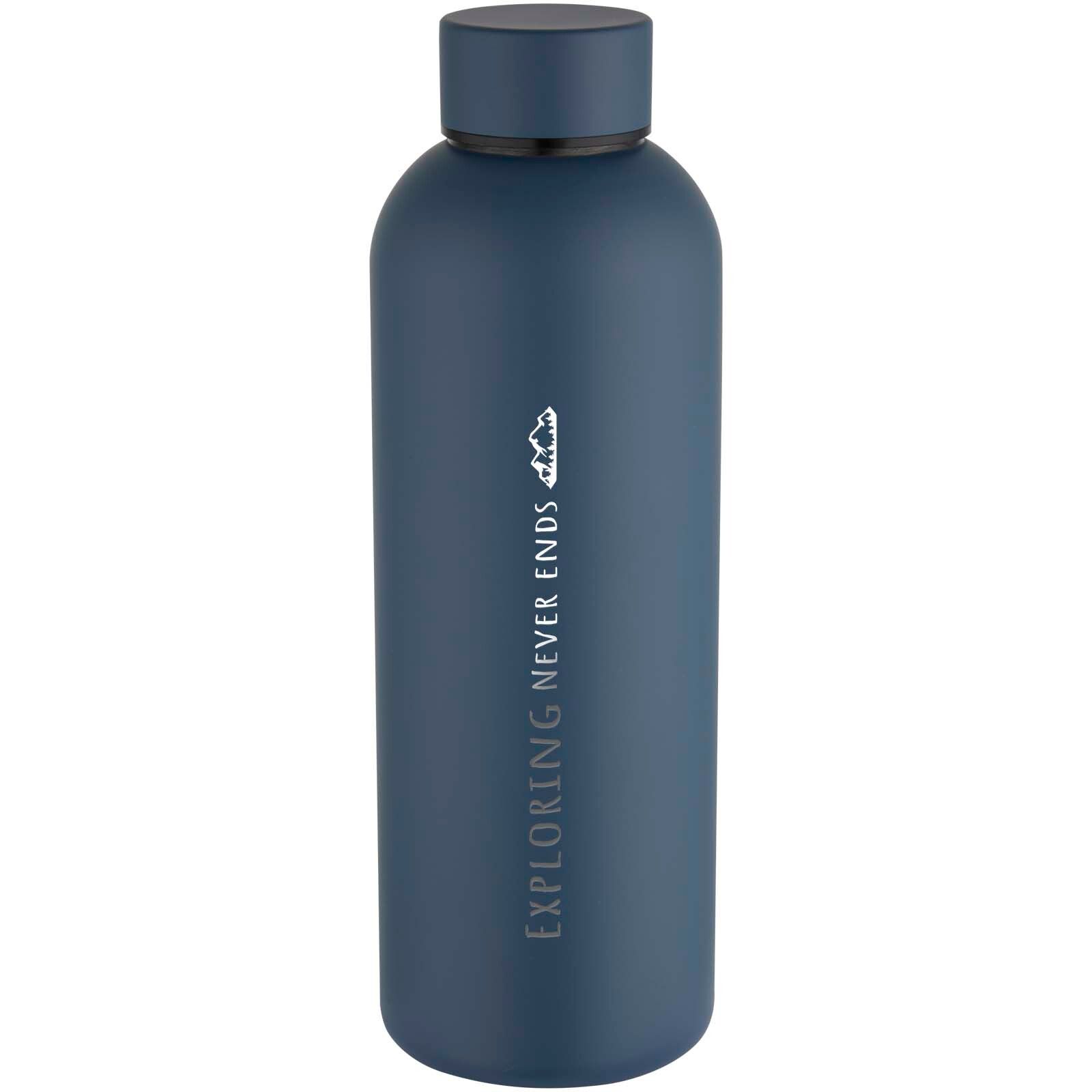 Spring 750 ml RCS-zertifizierte einwandige Trinkflasche aus recyceltem Edelstahl - hale blau-39