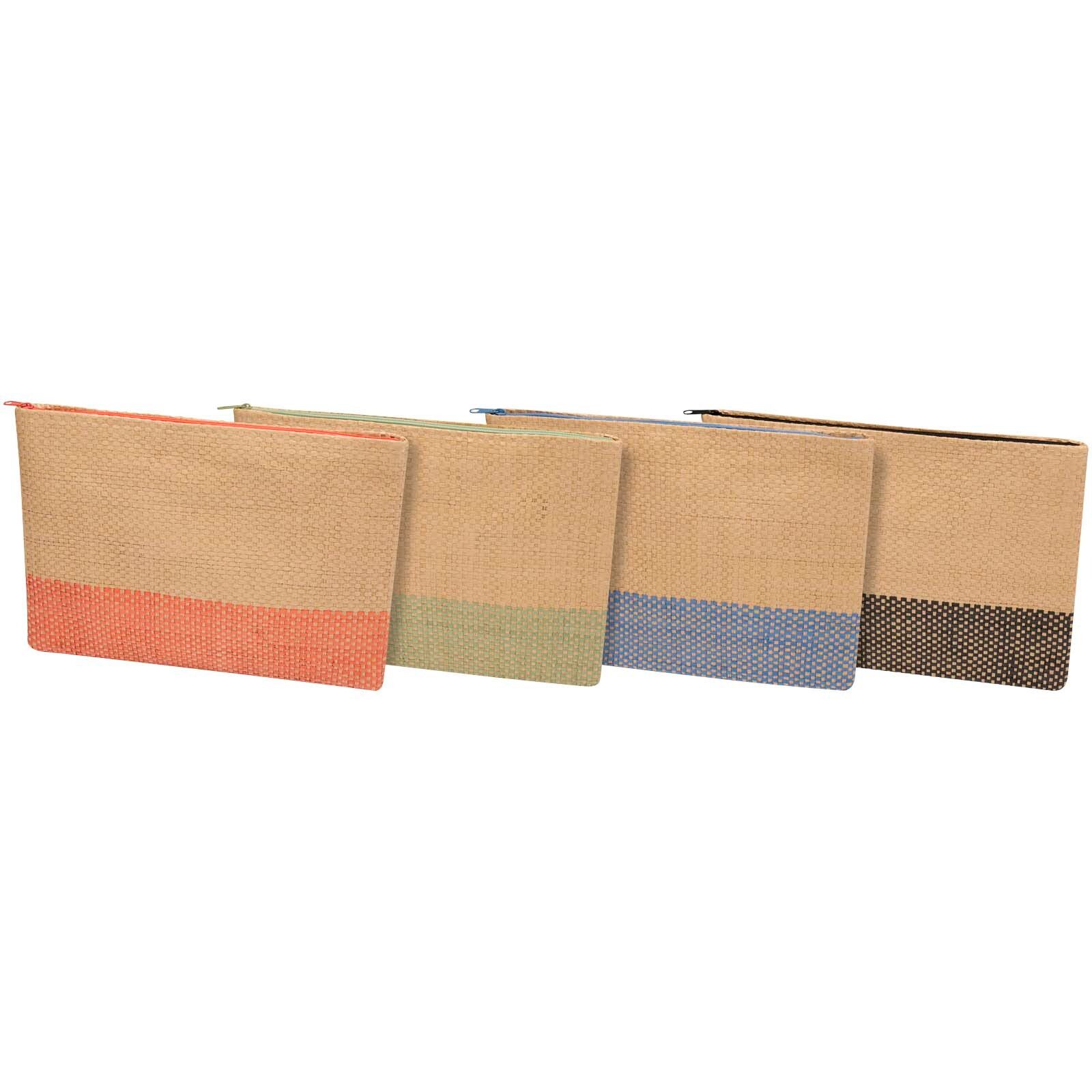 Rhythm Strohpapier Beutel mit Reißverschluss, 3 l - schwarz-476