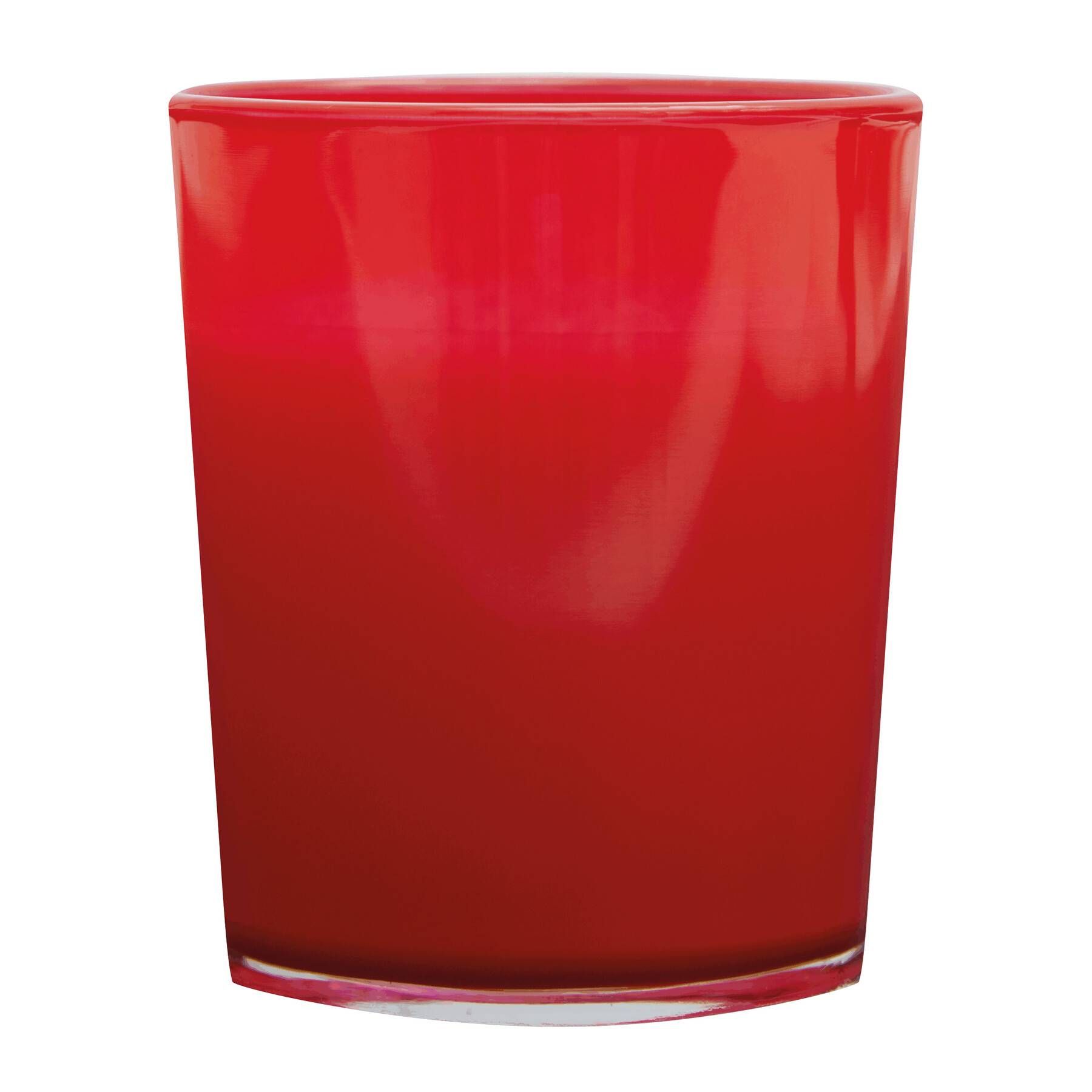 Kerze im Glas SPHERE - rot-435