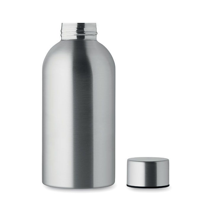 Einwandige Trinkflasche 500 ml ATHENA MID - mattsilber-714