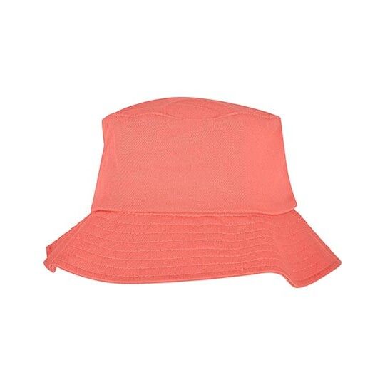 Flexfit Cotton Twill Bucket Hat - spiced coral-302