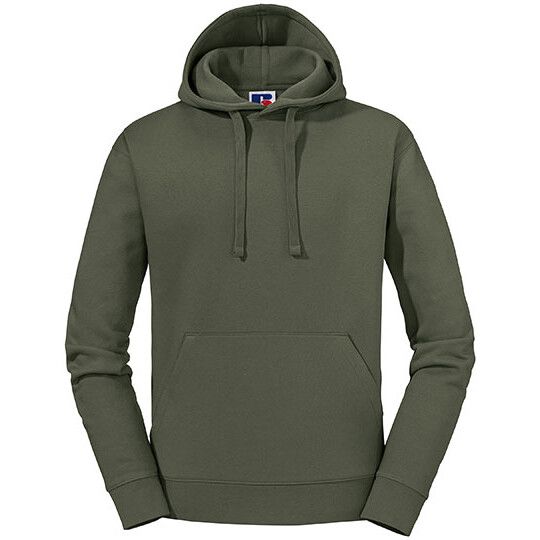 Men's Authentic Hooded Sweat - olive - XS-775