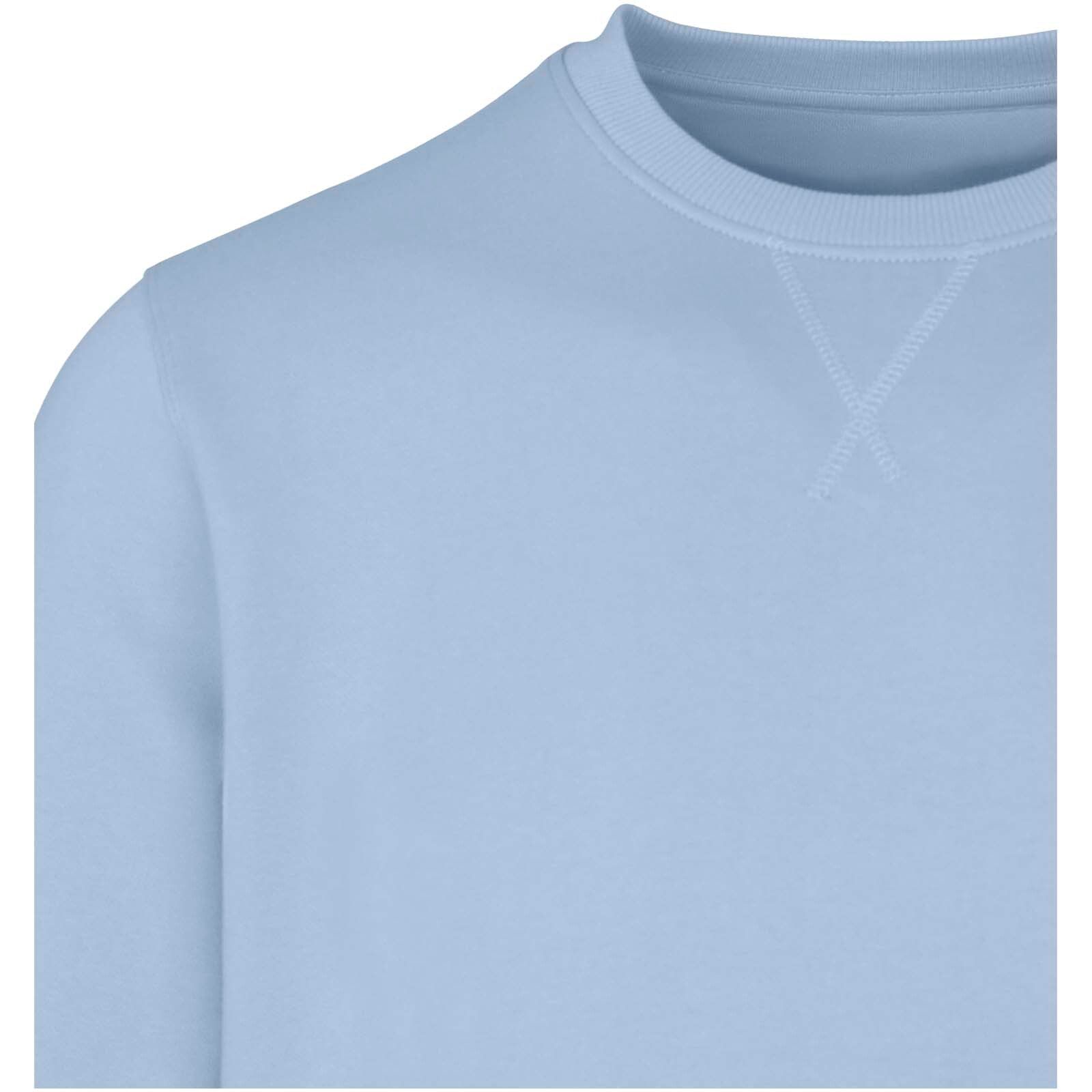 Jasper 280 g/m² Pullover mit Rundhalsausschnitt aus recycelter Bio Baumwolle (OCS), unisex - nebelblau-913