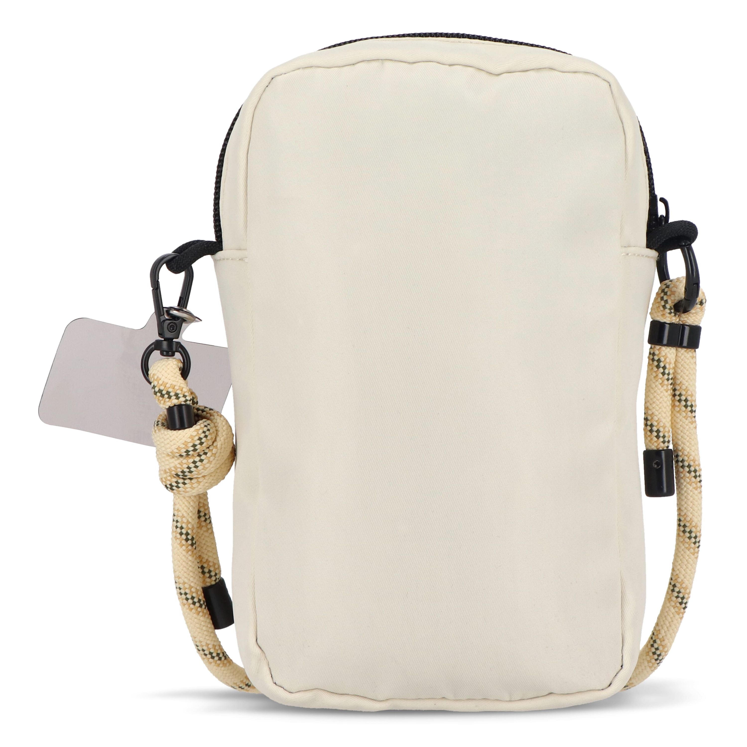 Crossbody Flaschenhalter-Tasche mit Paracord-Gurt - beige-464