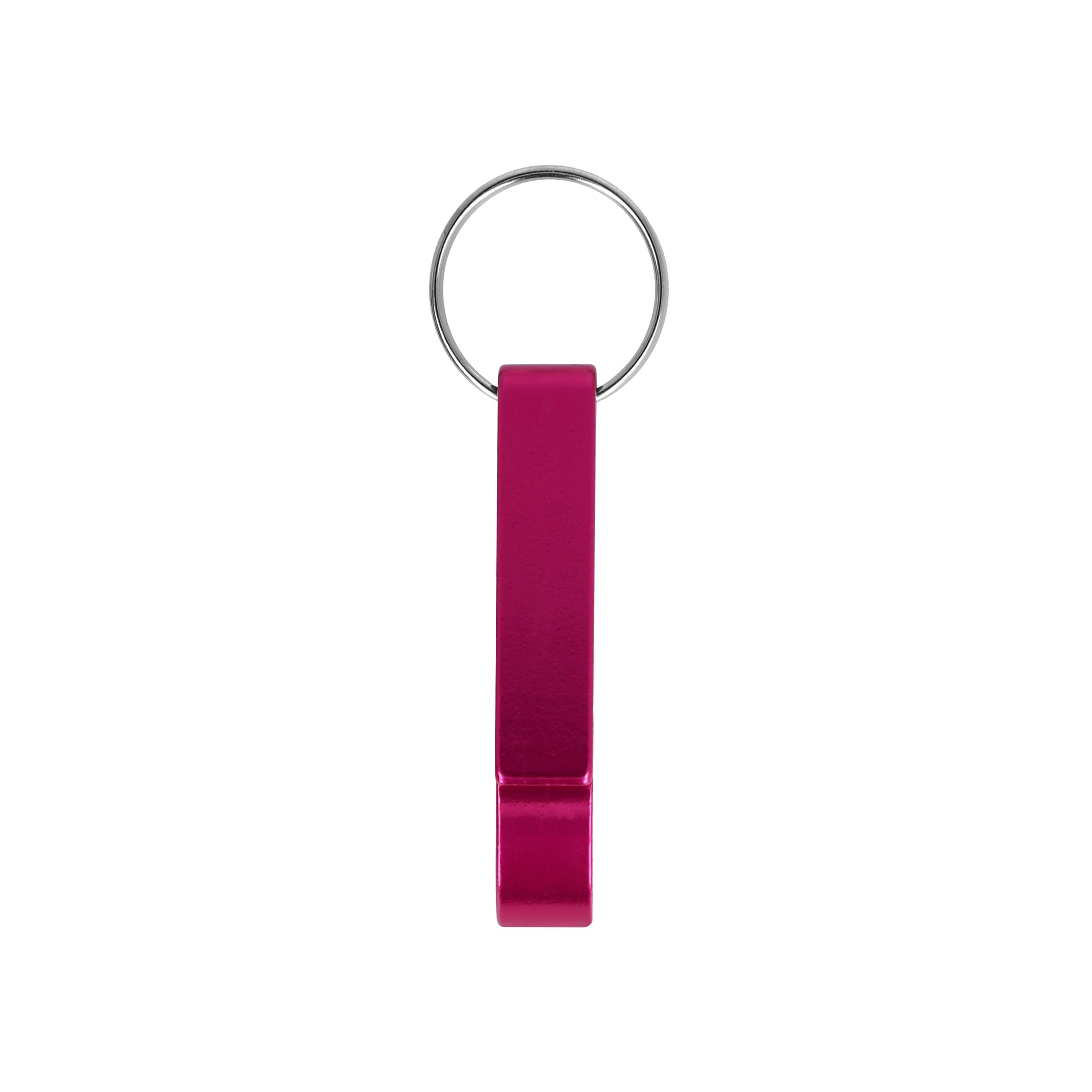 Schlüsselanhänger mit Flaschenöffner - rosa-243