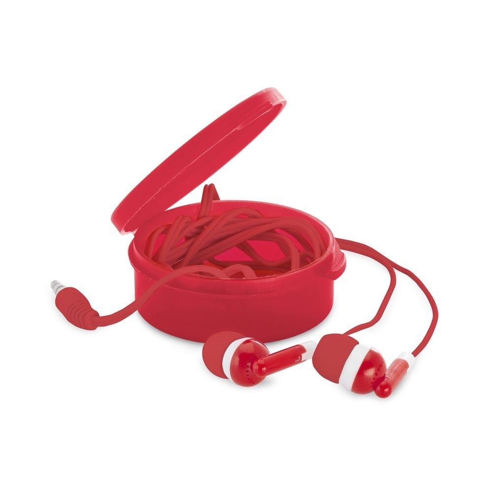 GERMAIN In-Ear Kopfhörer mit 1.2 Meter langem Kabel aus ABS - rot-740