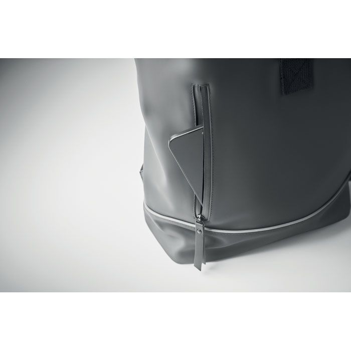 15" Rolltop-Laptop-Rucksack LAPTOSA - steingrau-945