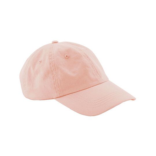 Junior Low Profile 6 Panel Dad Cap - peach-313