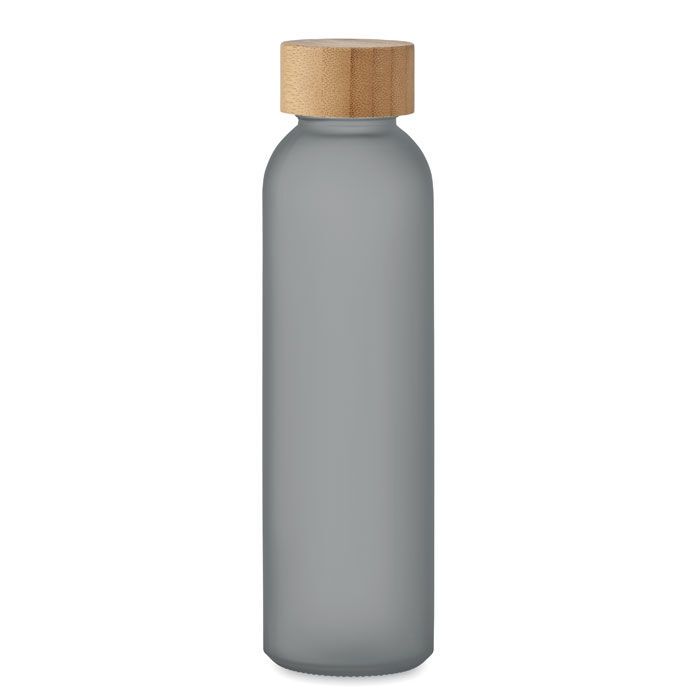 Glasflasche 500 ml ABE - transparent grau-558