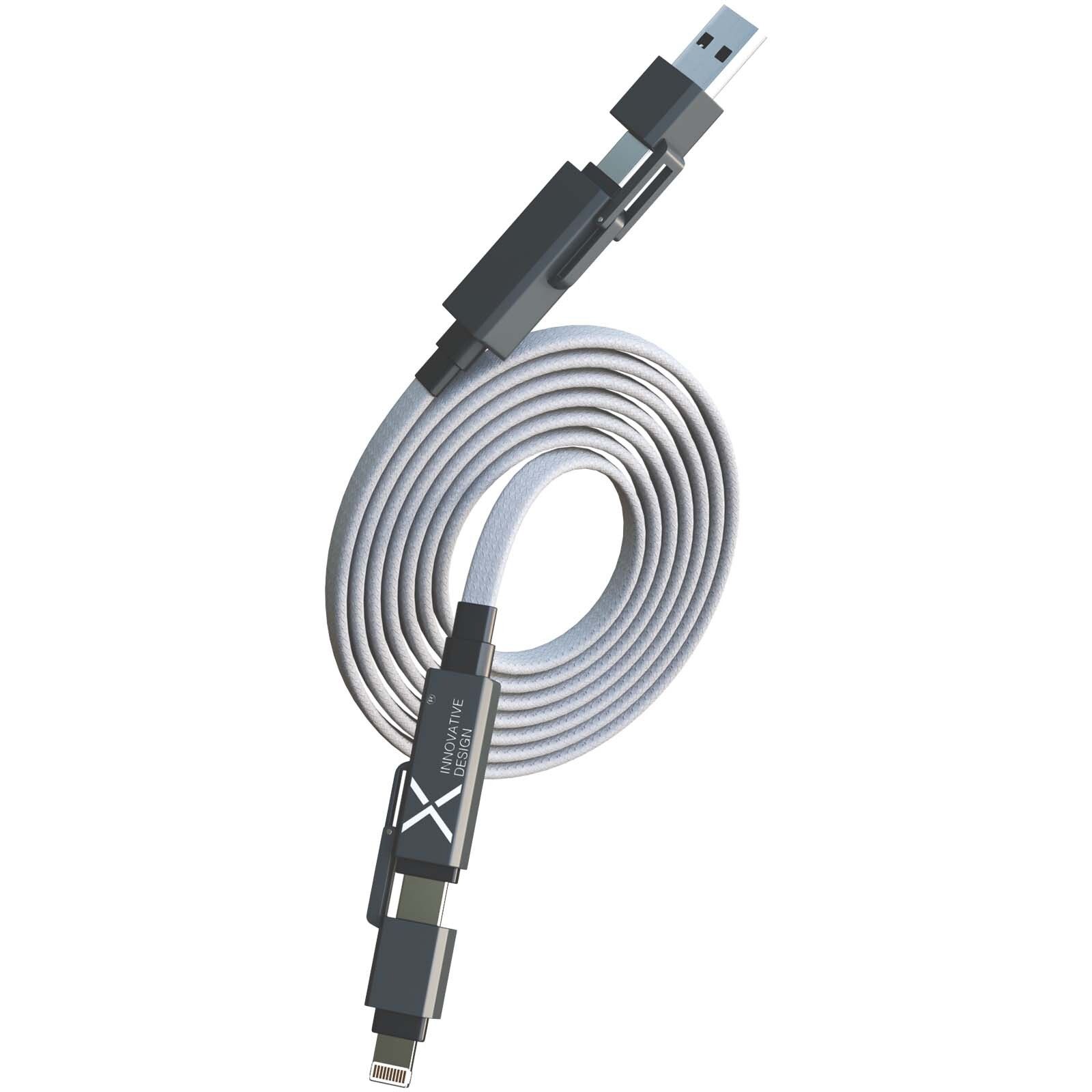 SCX.design C58 60 W magnetisches Flachladekabel - grau-19