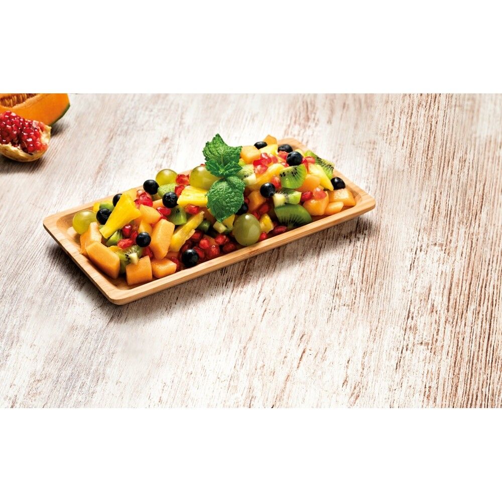 MUSTARD Servierbrett aus Bambus - natur-923