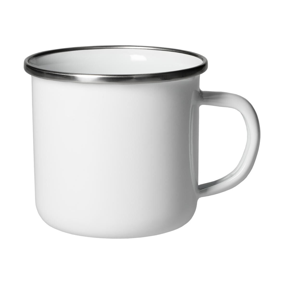 Emaille-Becher Cozy,300 ml, weiß 300 ml - weiß-660
