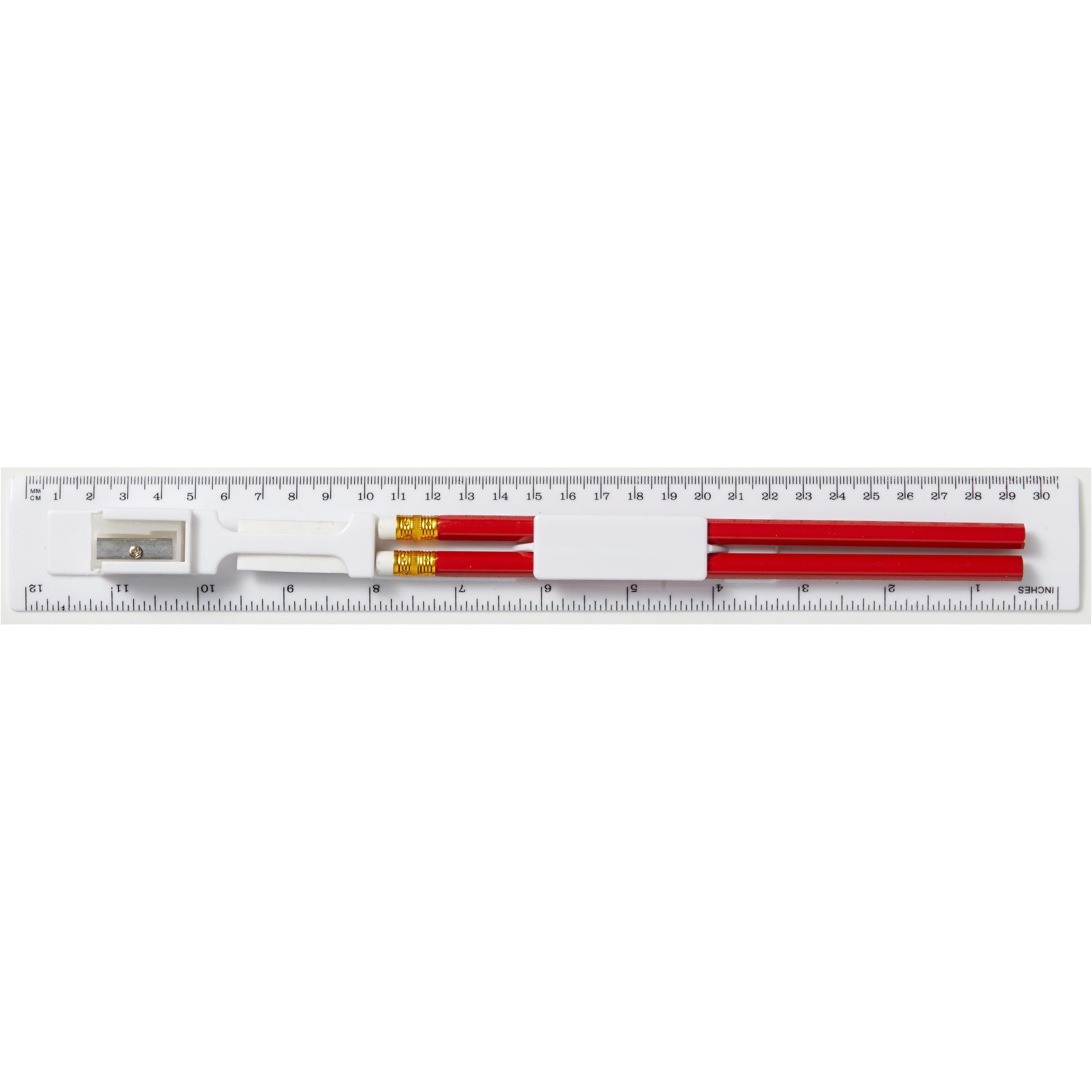Lineal-Set aus Kunststoff Pascale - weiß-108