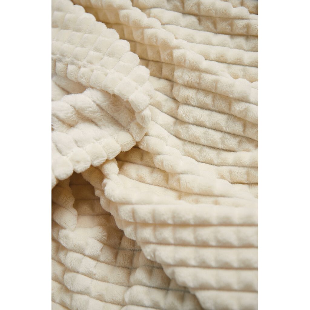 VINGA Branson Decke aus GRS recyceltem PET - beige-91