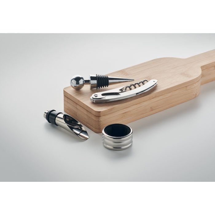 Weinset VINOVAULT SET - holz-124