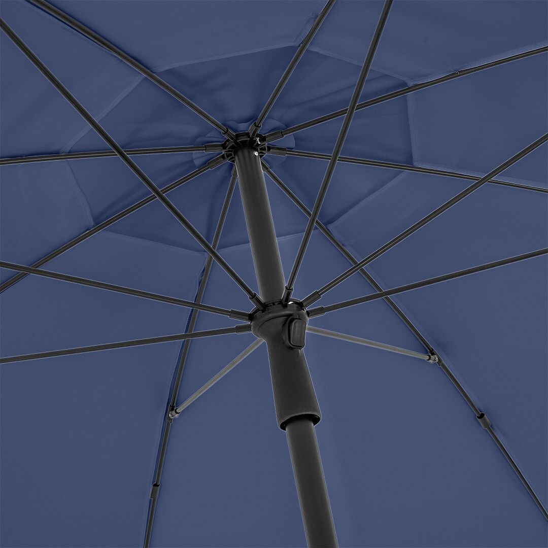 Sonnenschirm XL Ø235 cm - nachtblau-453