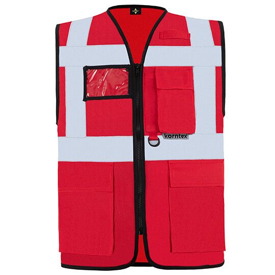 Executive Multifunctional Safety Vest Berlin - red-99