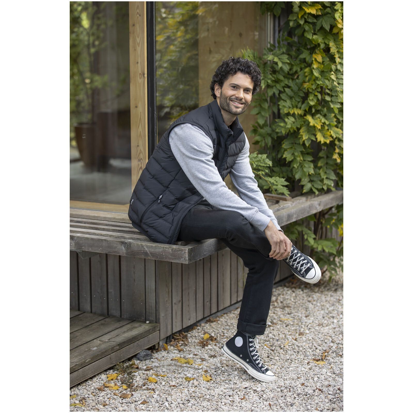 Caltha Daunen Bodywarmer für Herren - schwarz - 3XL-437