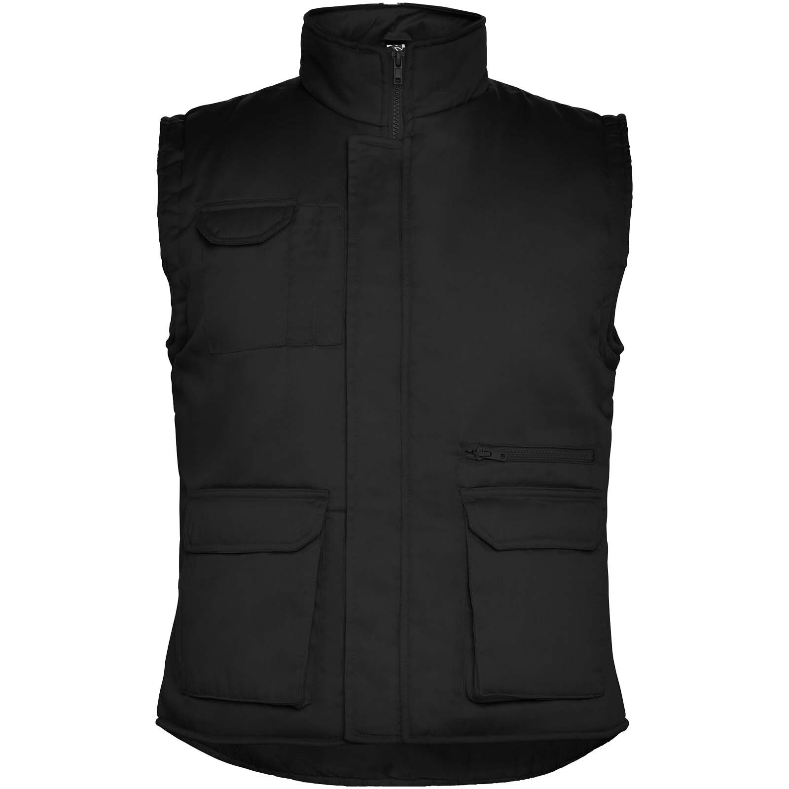Almanzor Vielseitige Thermo Arbeitsweste mit hohem Kragen - schwarz-931