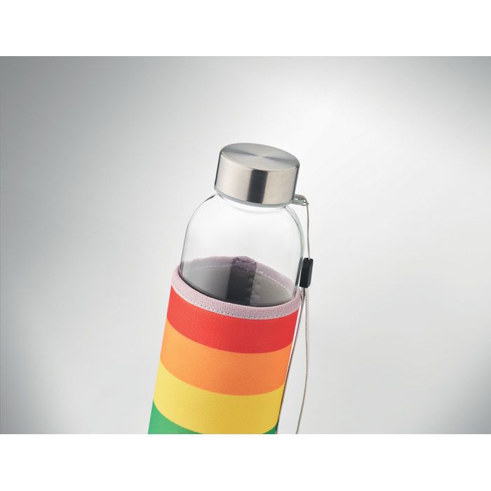 Trinkflasche Glas 500 ml UTAH GLASS - multicolour-92