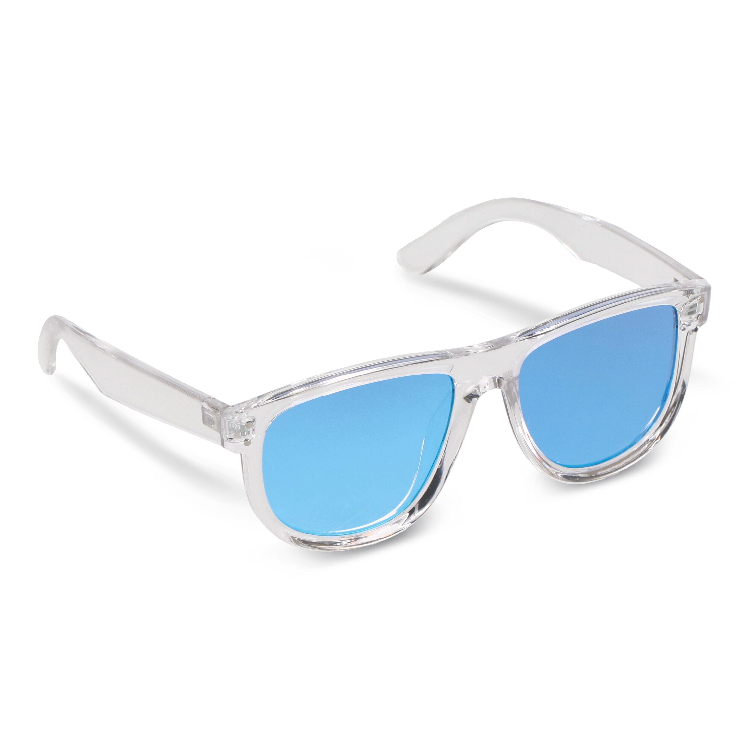 transparent  -  blau