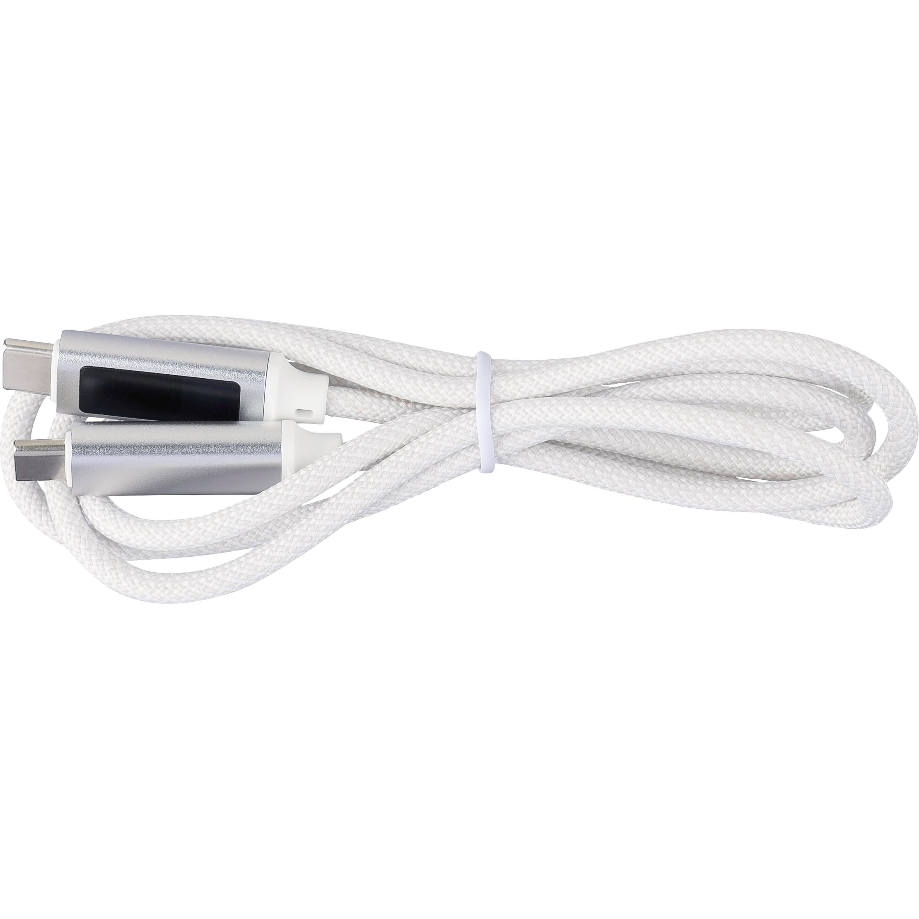 Nylon-Ladekabel 100W Gerd - weiß-349