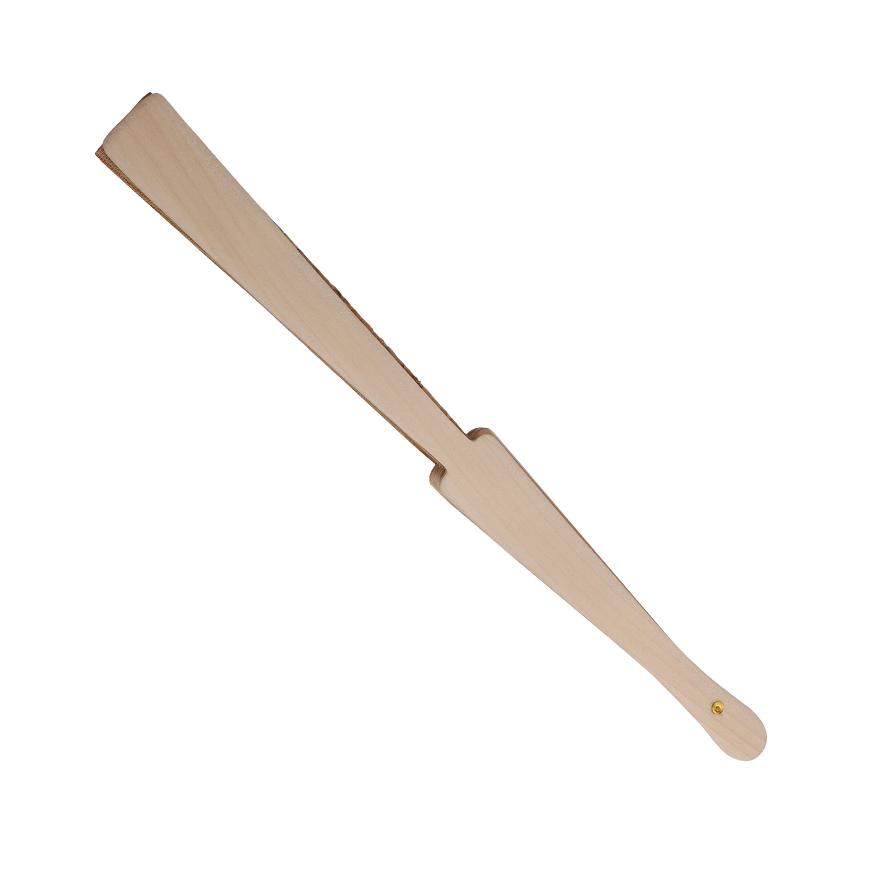 Fächer aus Holz mit Korkgewebe - natur-503