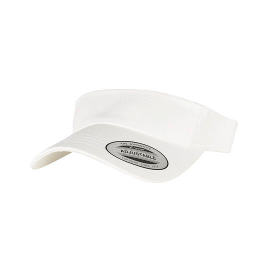 Curved Visor Cap - white-939