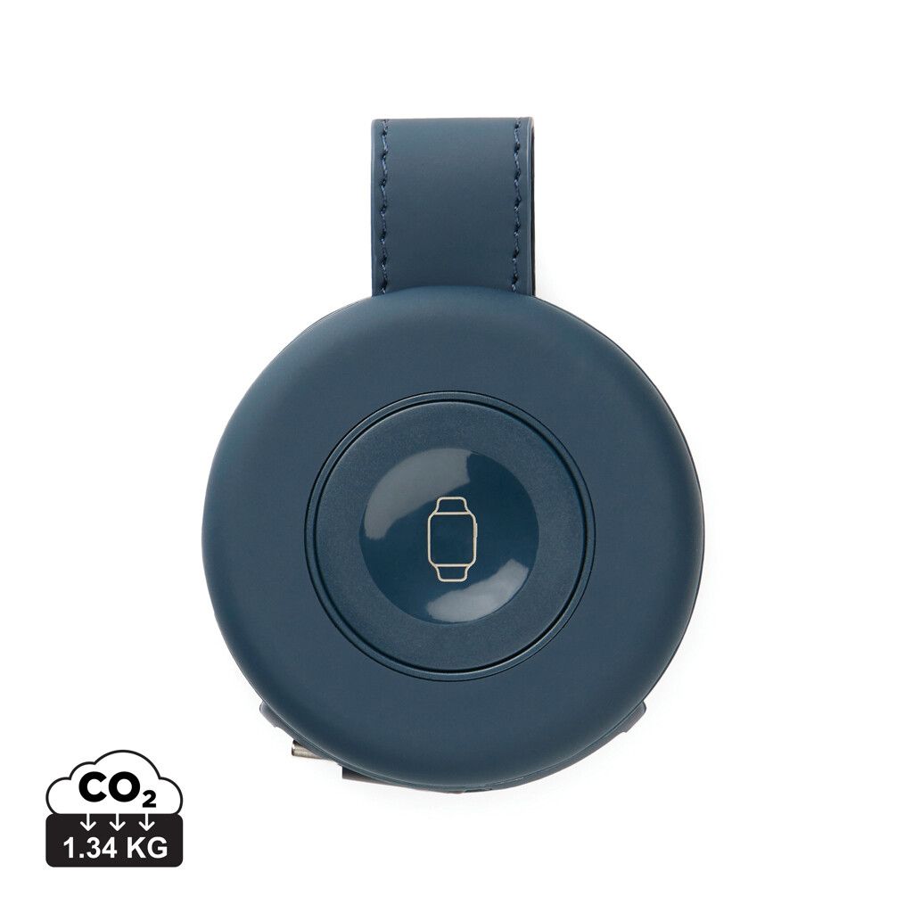 VINGA Baltimore 2-in-1 kabelloser 15W RCS Travel Charger - navy blau-720