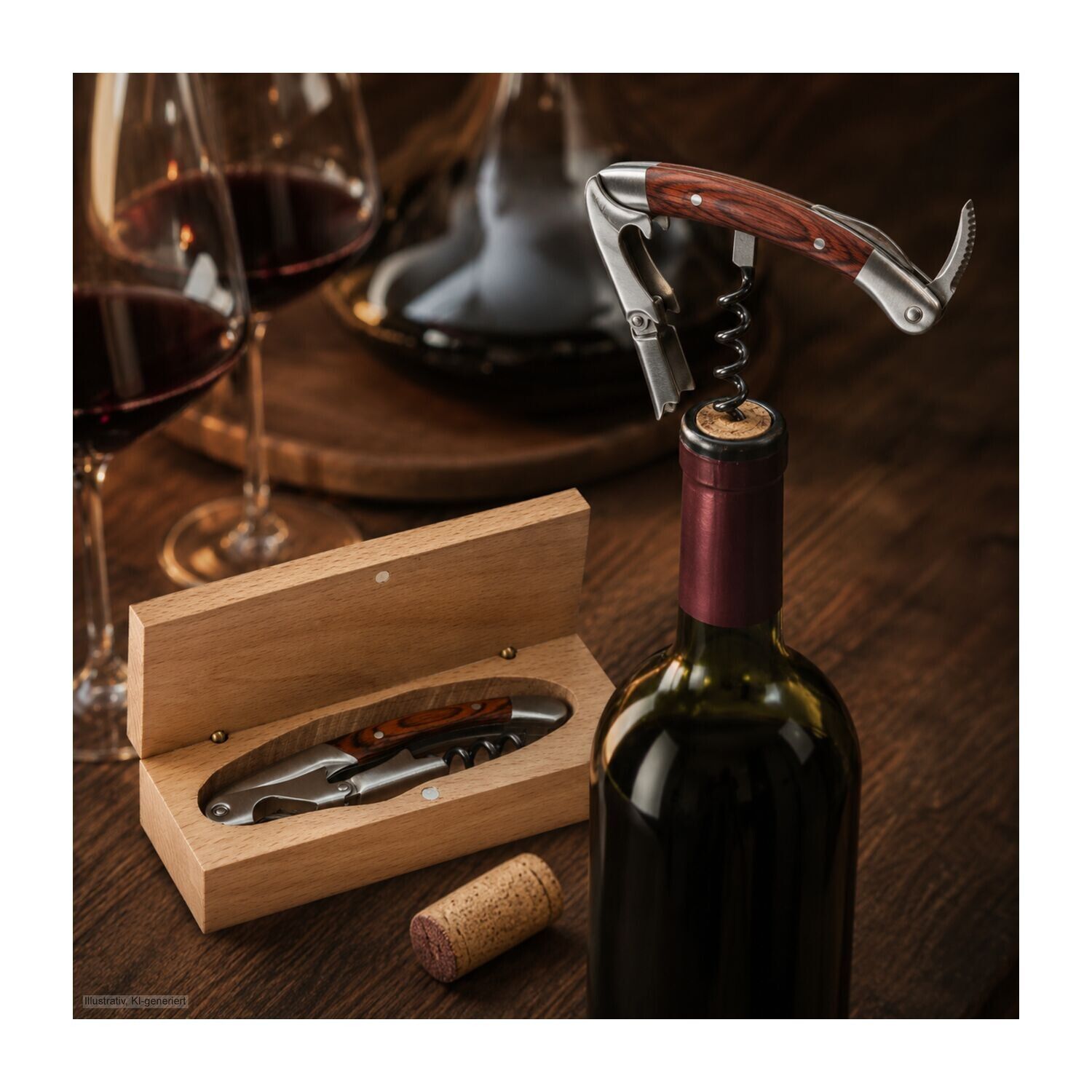 ROMINOX® Sommeliermesser Gujol - in Holzkiste-774