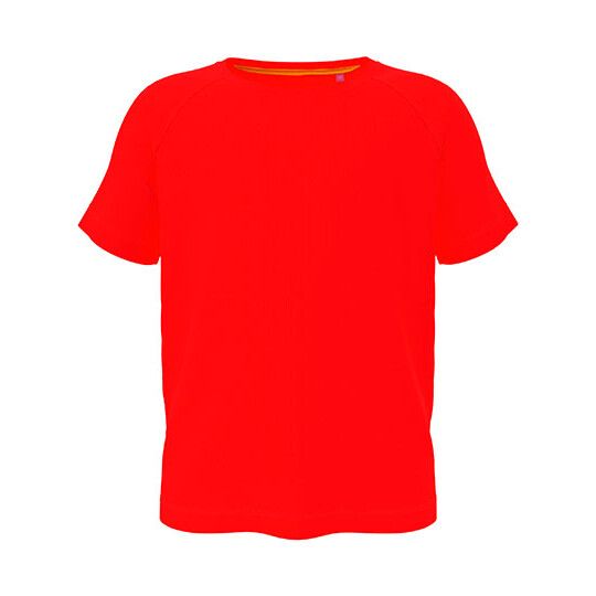 Mesh Raglan Kids - scarlet red-106