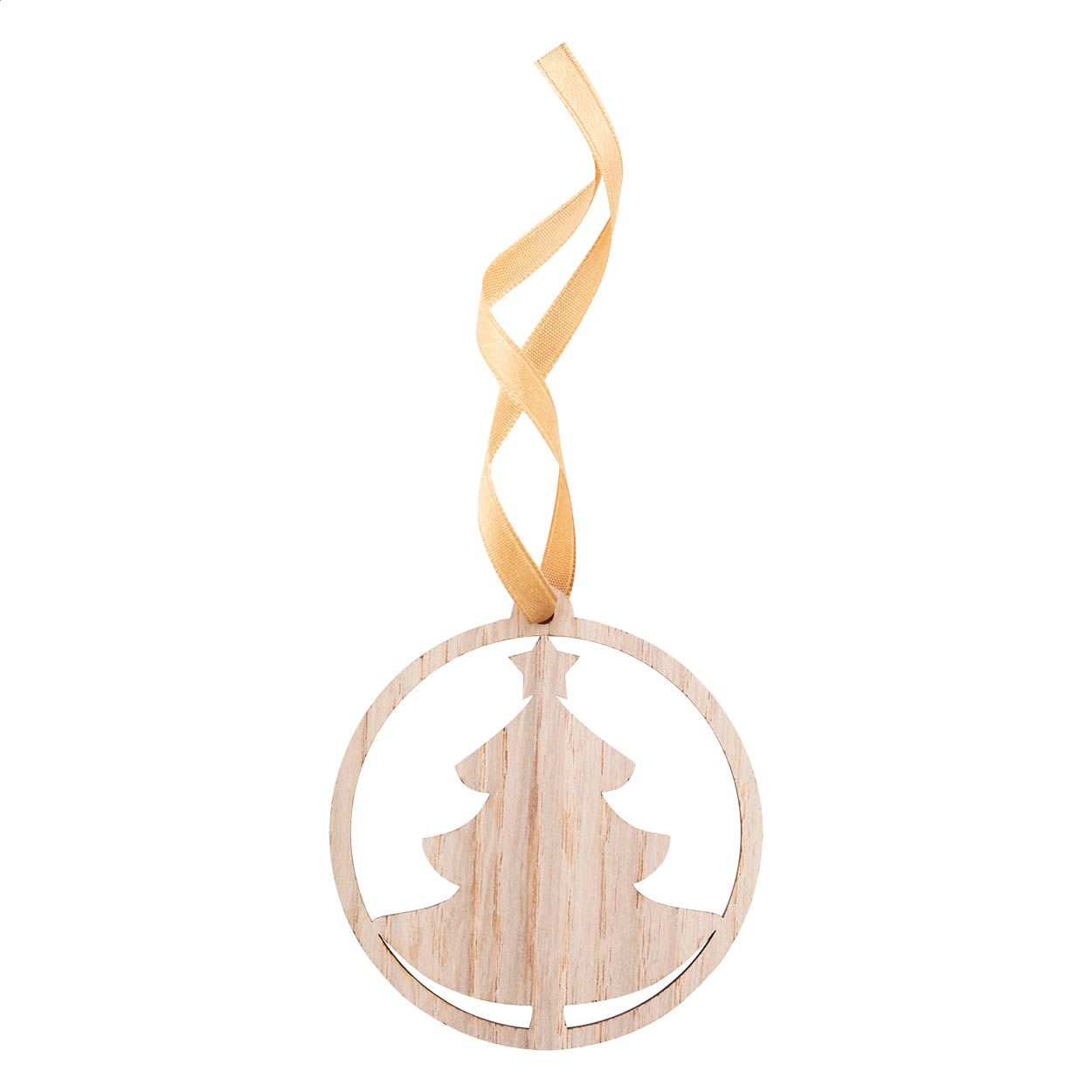 Lundamo Weihnachtsbaumschmuck - Tannenbaum - natur - gold-729