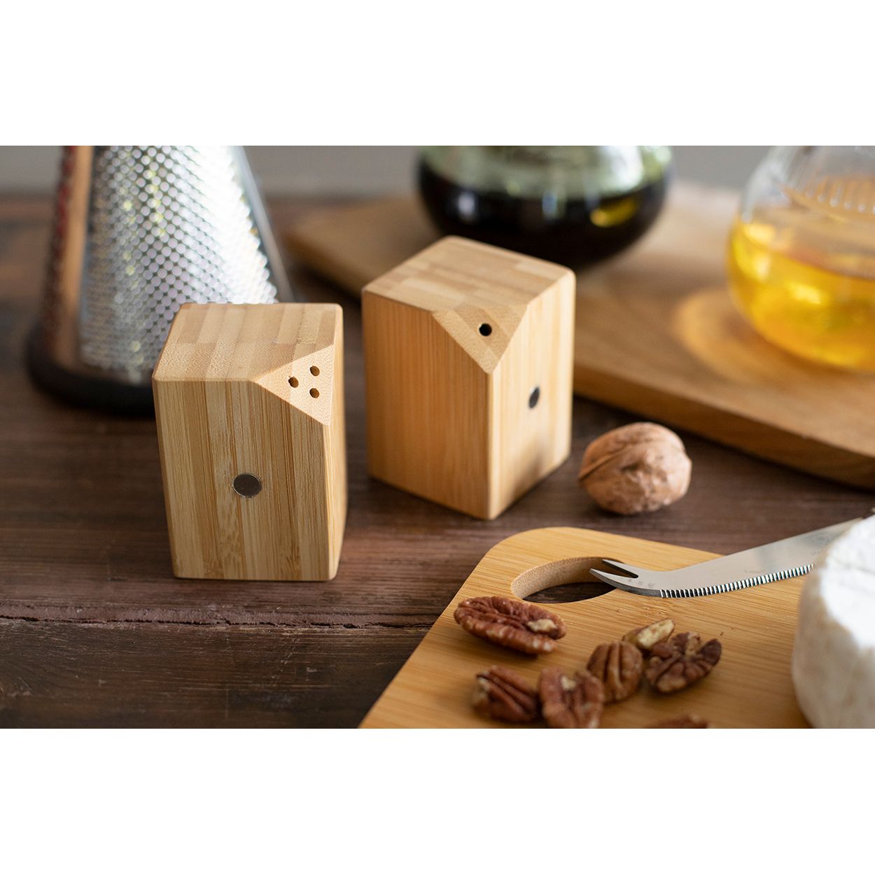 Salz- und Pfefferstreuer-Set Kerala - natur-354