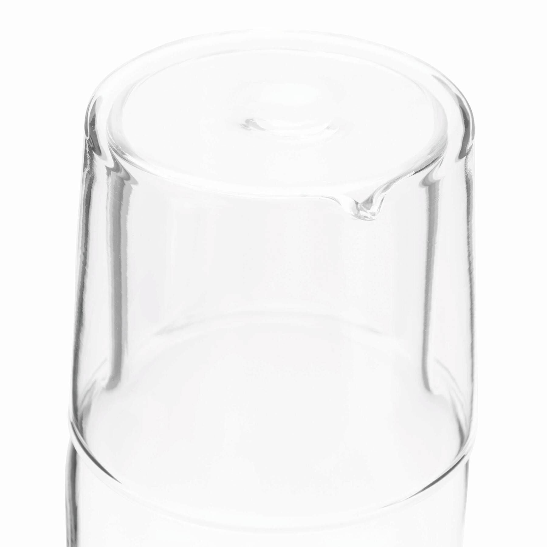 Glas-Karaffe mit Trinkglas CALMY - transparent-435